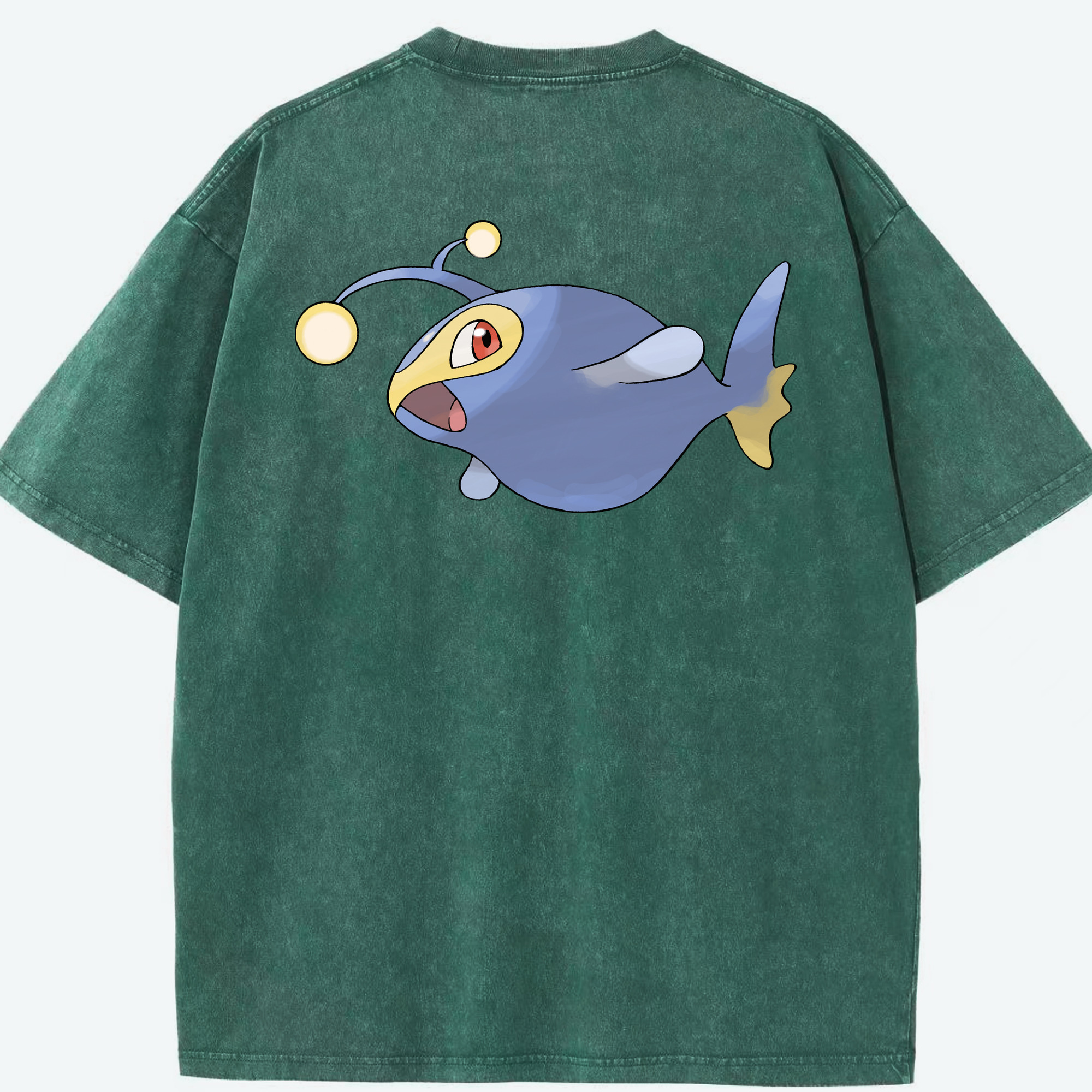 （画像用） ポケットモンスター Pokémon 綿100% ヴィンテージ風 半袖Tシャツ（背面プリント）